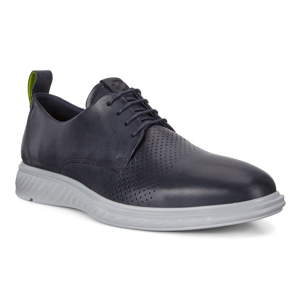 Zapatos Derby Hombre - ECCO St.1 Hybrid Lite Plain-Toes - Azul Marino - PUX812709